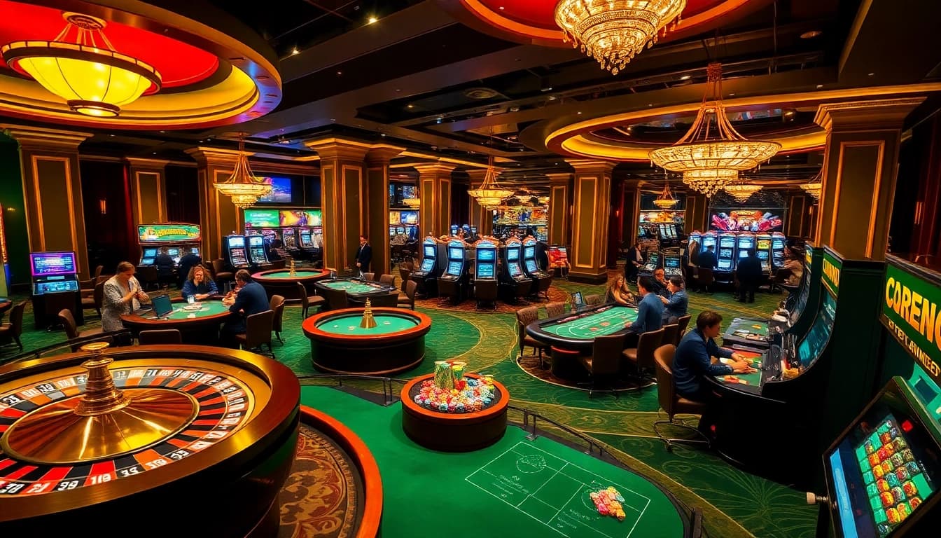 Découvrez l'excitation du meilleur casino en ligne avec des jeux vibrants et des éléments de design luxueux.