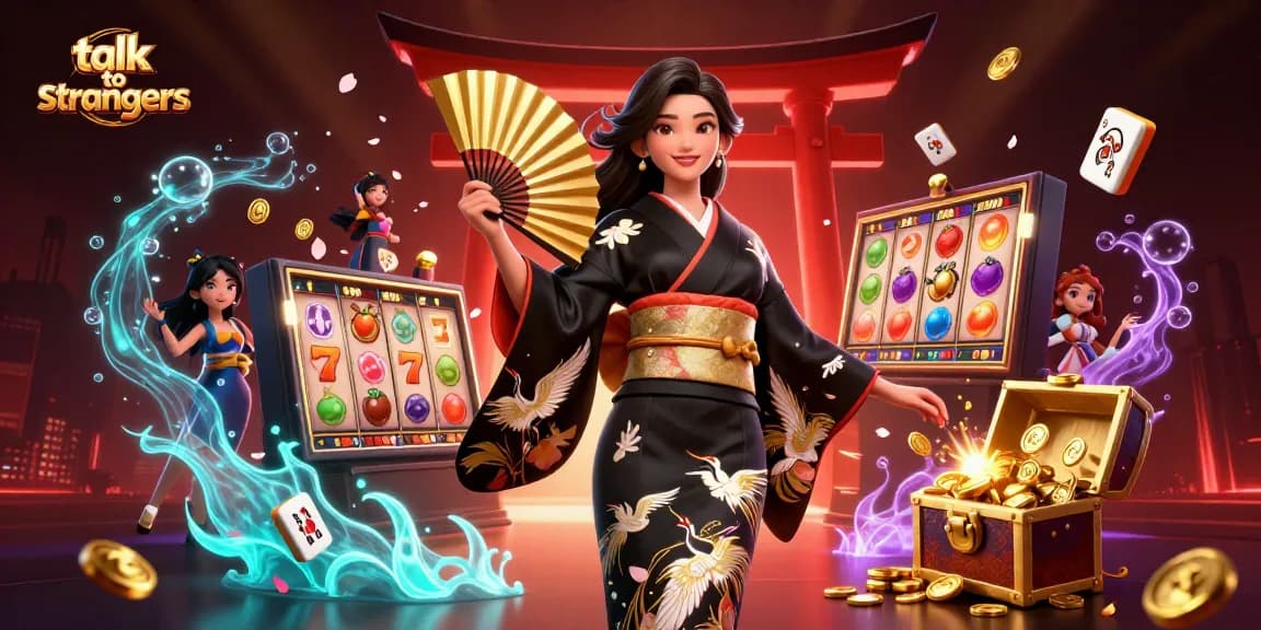 Engage in random conversations and win experiences as you talk to strangers globally through a dynamic casino-themed chat.