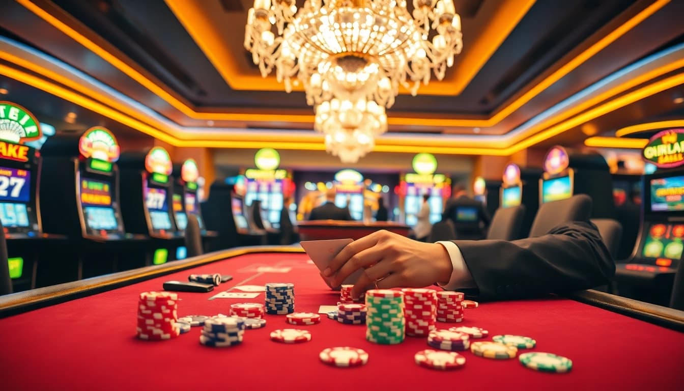 Permainan kasino bbni4d yang menarik dengan dealer profesional dan suasana mewah.