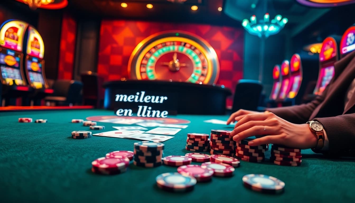 Vivez l'excitation de jouer au meilleur casino en ligne avec des jetons de poker dynamiques et des roues de roulette.