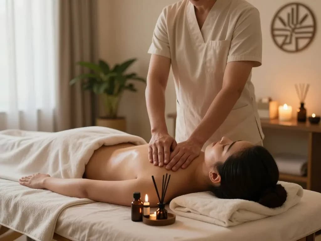 Experience relaxation with 마포스웨디시 massage in a serene spa.