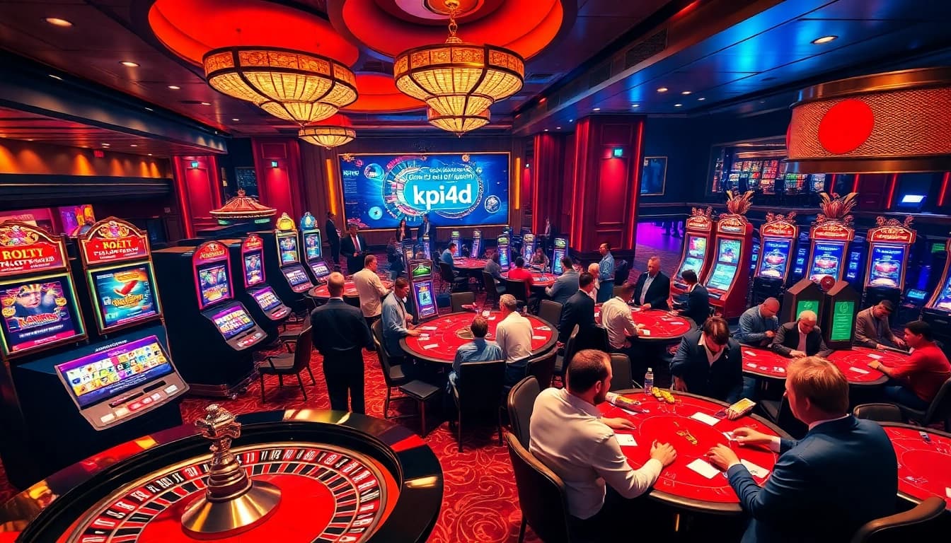 KPI4D strategy session at an elegant casino table featuring engaging gameplay.