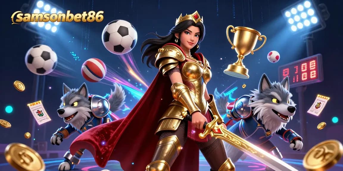 Engage with samsonbet86 and experience dynamic sports betting action in a powerful 3D illustration.