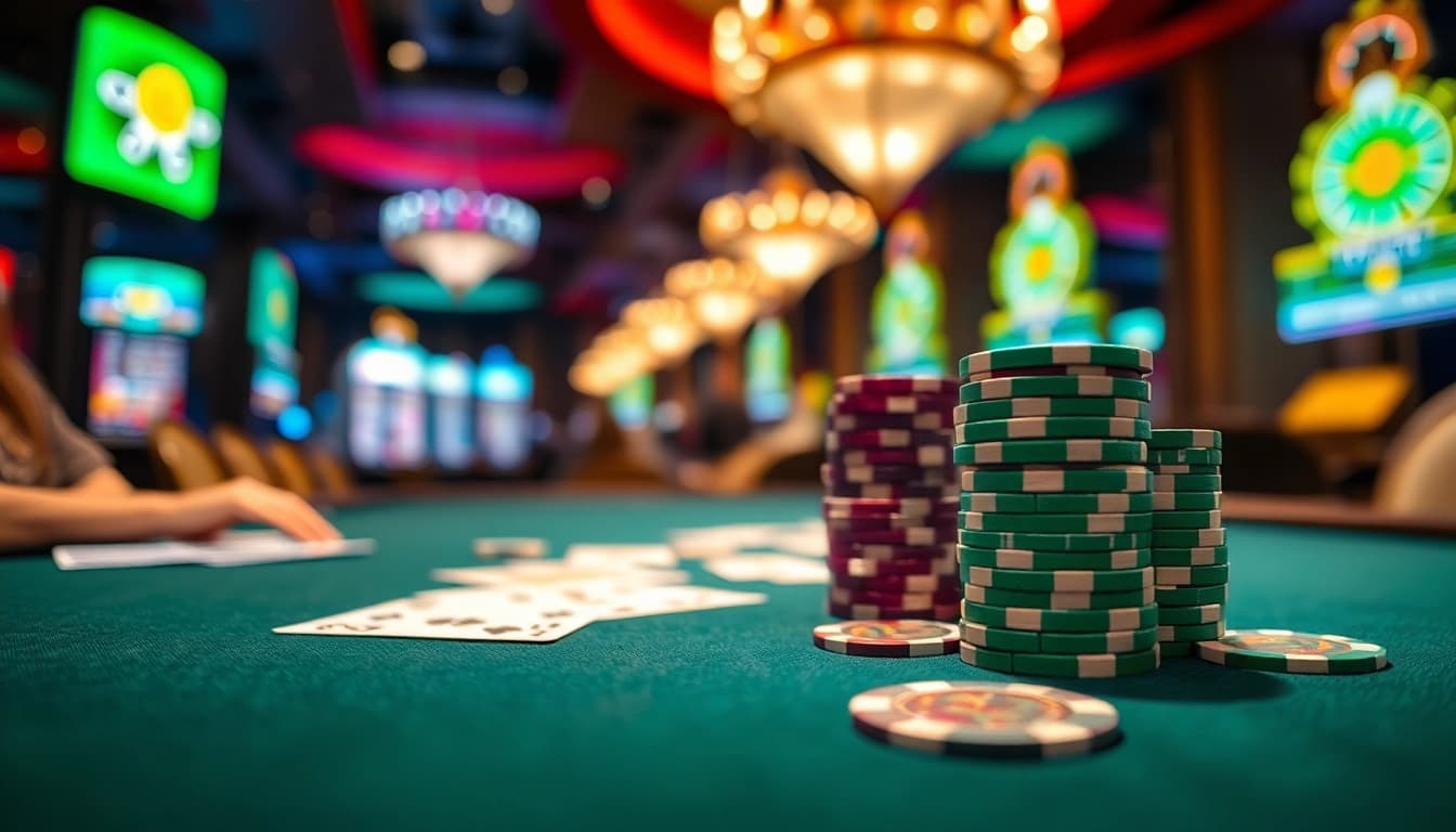 Menggugah semangat dengan ibet44 dalam permainan poker di kasino yang penuh warna.