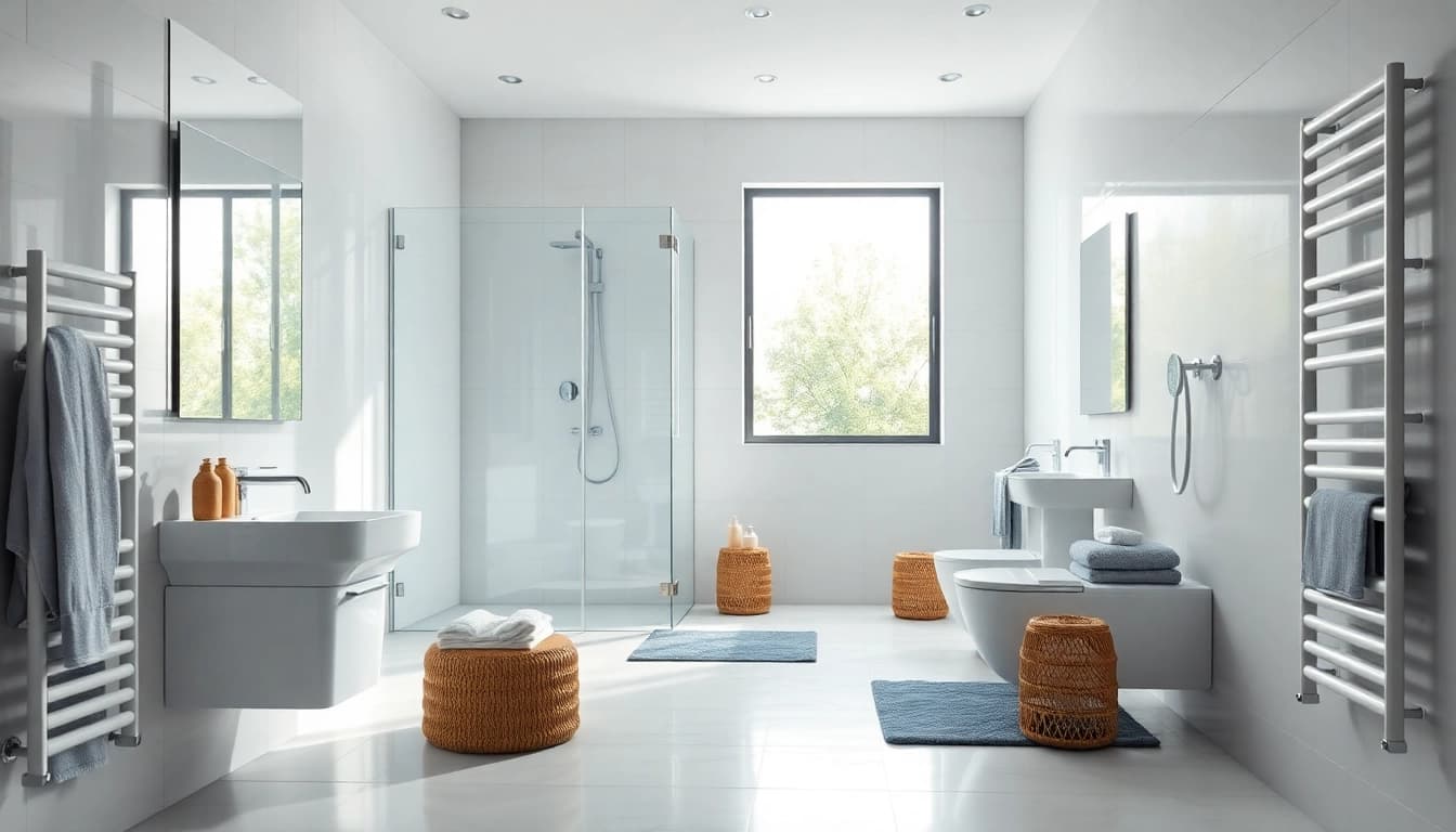 Erleben Sie stilvolle Badezimmerideen mit sonni sanitär Produkten in einem modernen Ambiente.