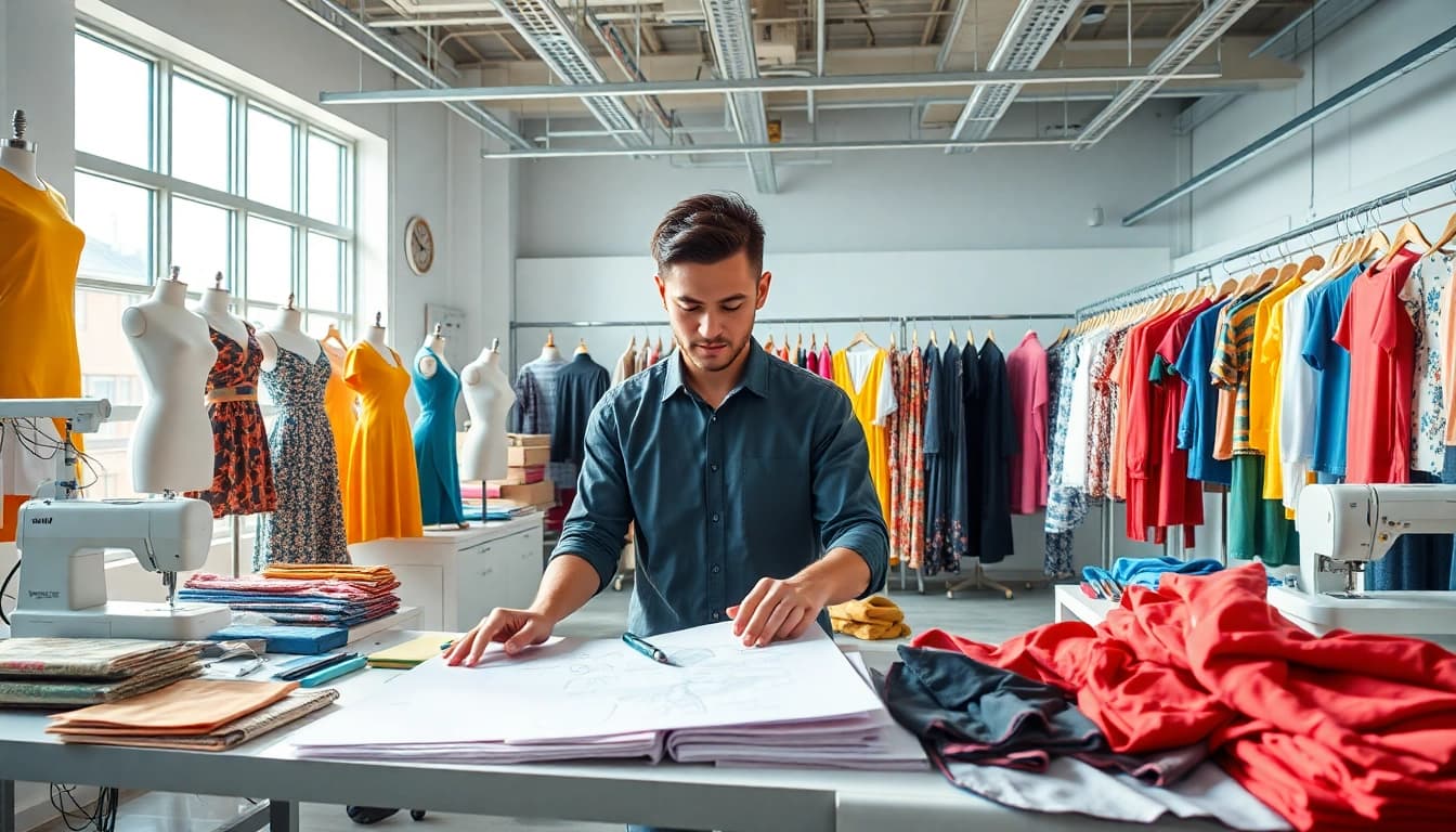 Explore diverse apparel designs from Clothing manufacturers in China showing creativity in action.