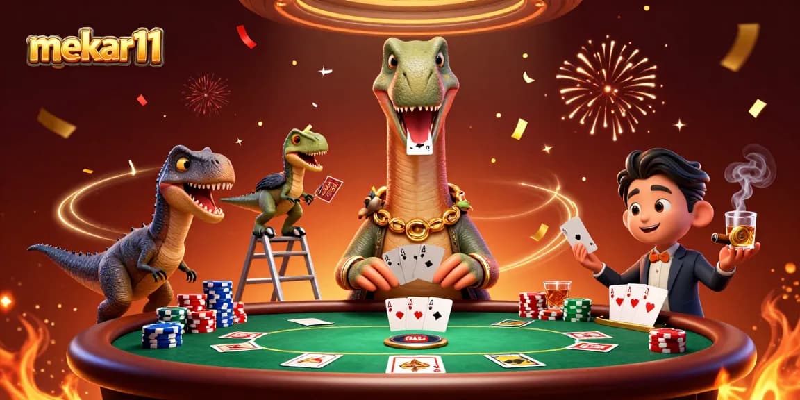Engage in mekar11 excitement with a dinosaur dealer at the casino!