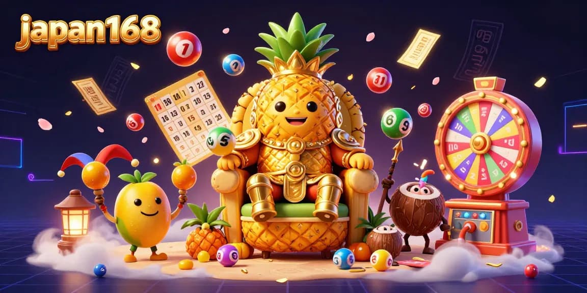 Experience the thrilling world of japan168 with dynamic lottery gameplay illustrated in vibrant 3D.