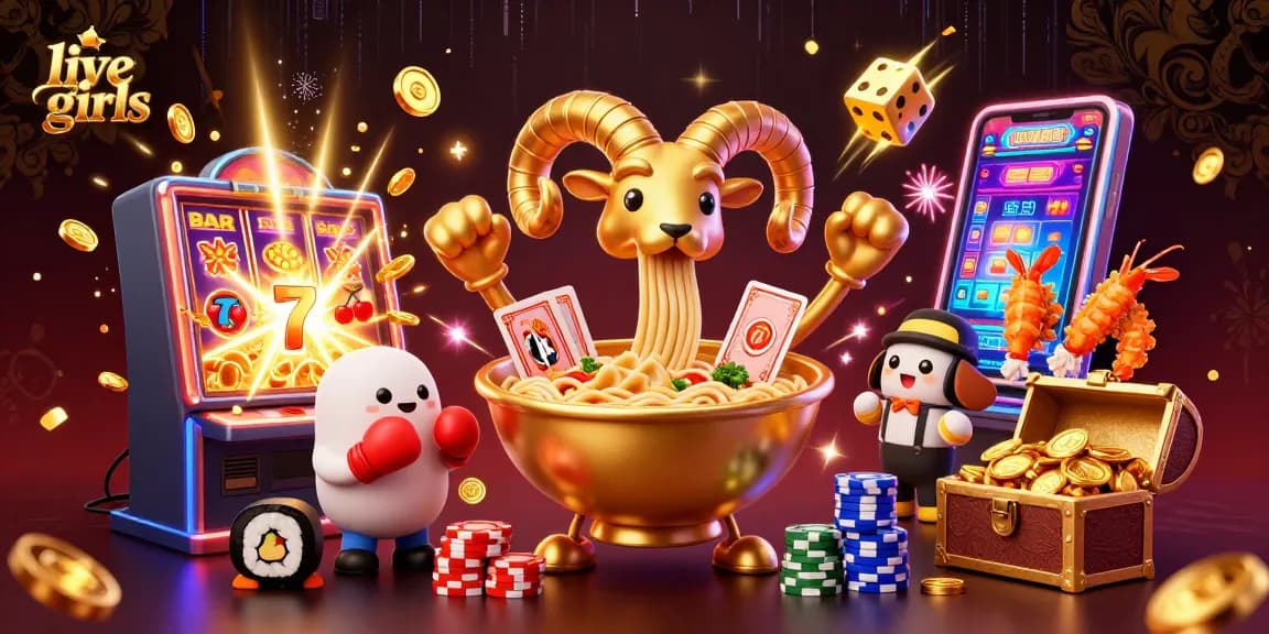 Engage with live girls in dynamic casino-themed chats featuring vibrant 3D characters.