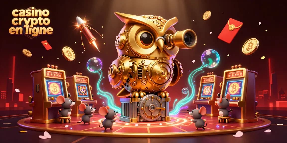 Les joueurs s'engagent dans un casino crypto en ligne avec des animations dynamiques et des éléments de jeu captivants.