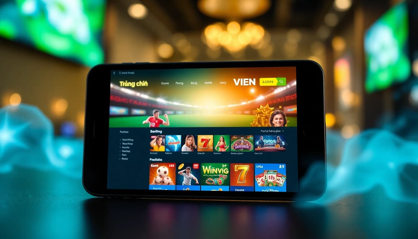 Dynamic and inviting interface of Trang chủ Winvn, showcasing online betting options.