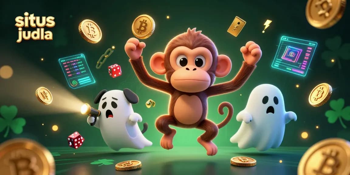 Engage in thrilling situs judi bola experiences with vibrant 3D characters at a haunted casino.