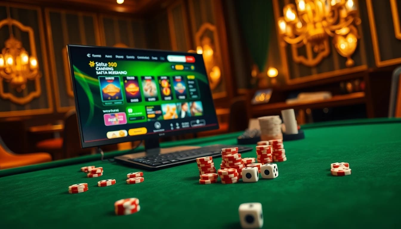 Experience thrilling gameplay at situs aresgacor with vibrant casino visuals and engaging online interactions.