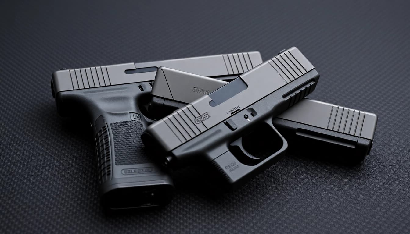 Showcase of glock 19 slides highlighting quality and craftsmanship.
