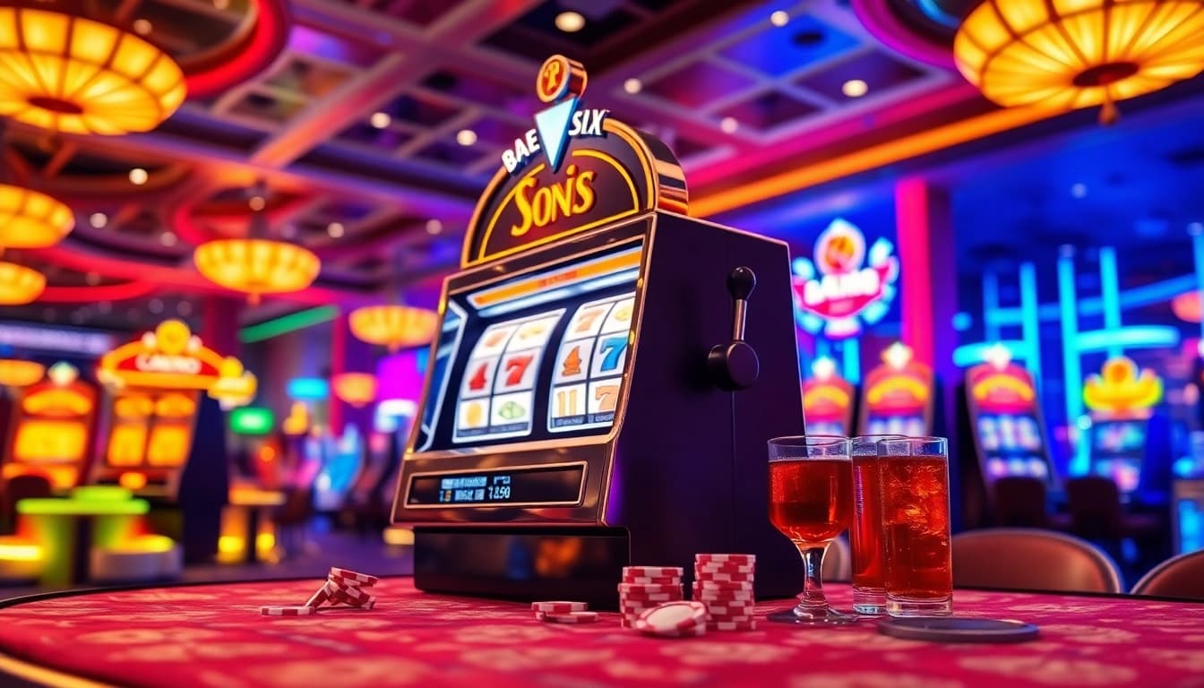 Menangkan jackpot di slot online dengan mesin slot mewah dan suasana kasino yang energik.