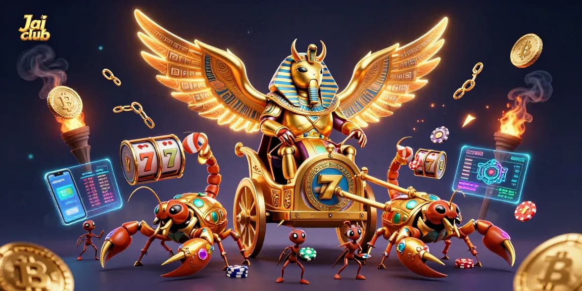 Engage with Jai club's vibrant casino experience through a dynamic gaming illustration