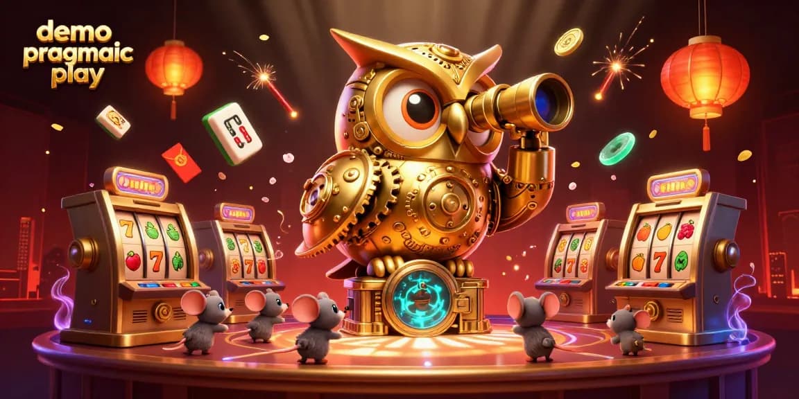 Engage with demo pragmatic play in winning strategies through colorful, dynamic elements of a casino.