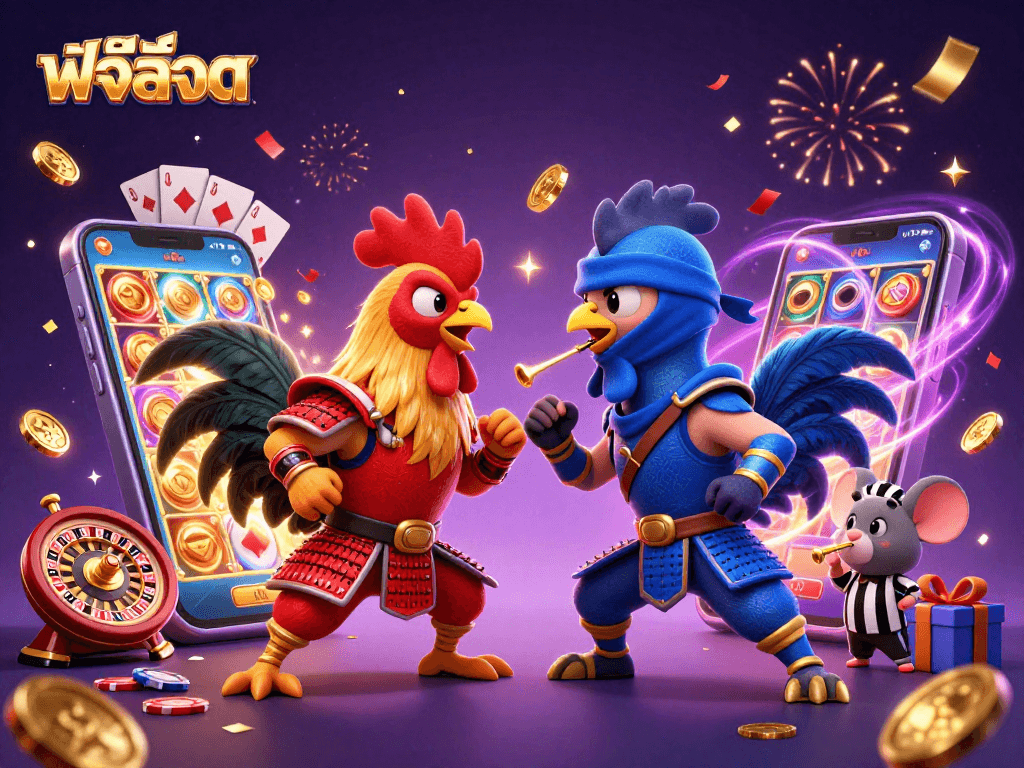 พีจีสล็อต สุดยอดการต่อสู้ของไก่ในคาสิโนออนไลน์พร้อมเกมและโบนัสที่น่าตื่นเต้น