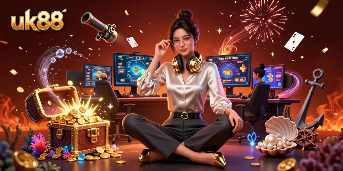Enhance your winning strategies with uk88 at a vibrant gaming setup featuring rich, detailed scenes.