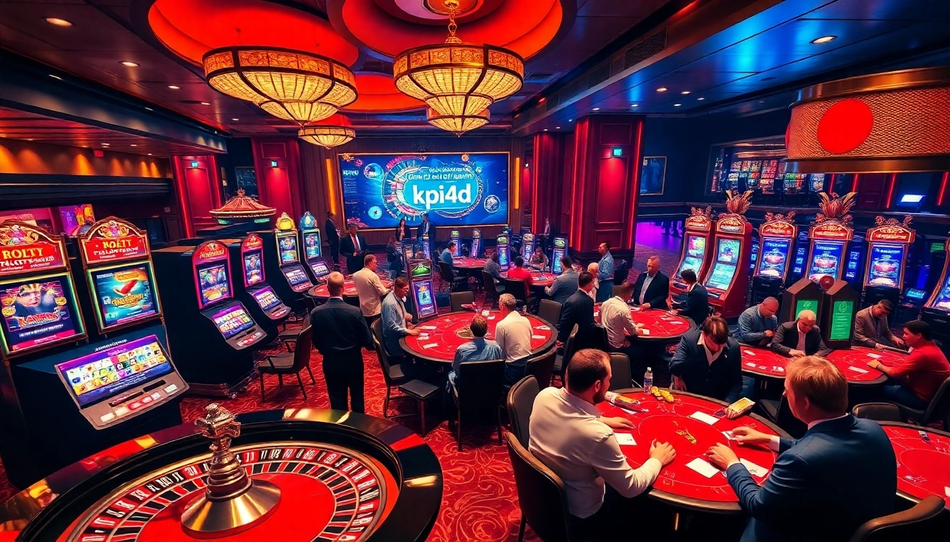 KPI4D strategy session at an elegant casino table featuring engaging gameplay.