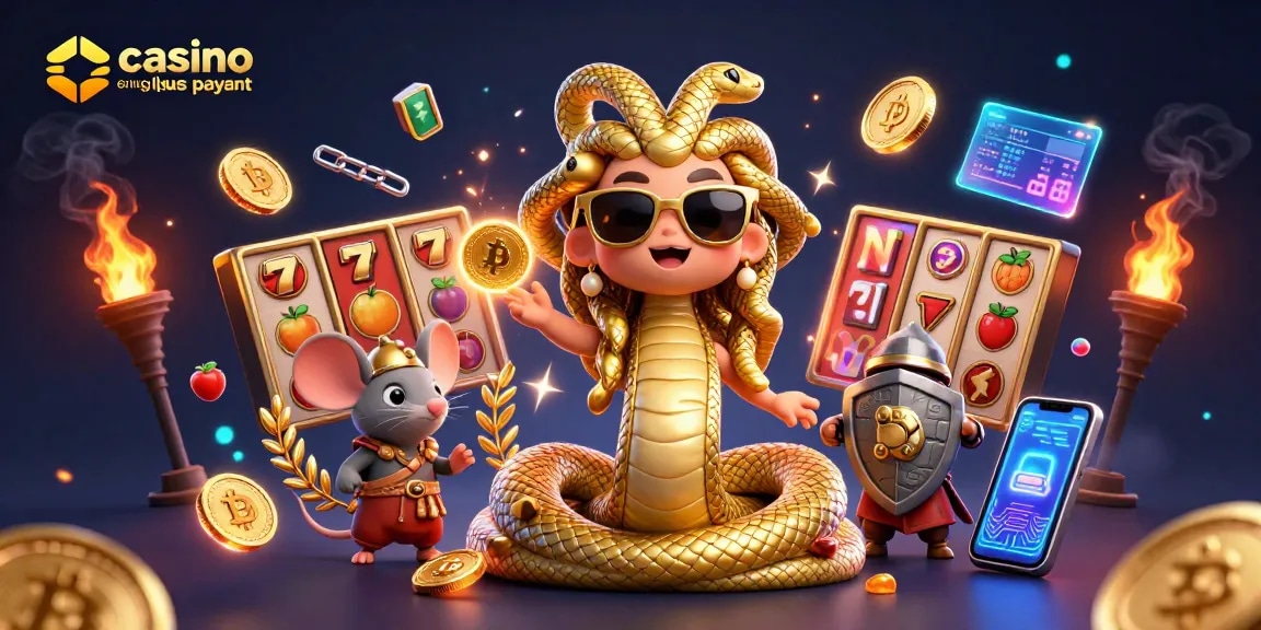 Jouer au casino en ligne le plus payant avec des personnages mythologiques dans une scène dynamique.