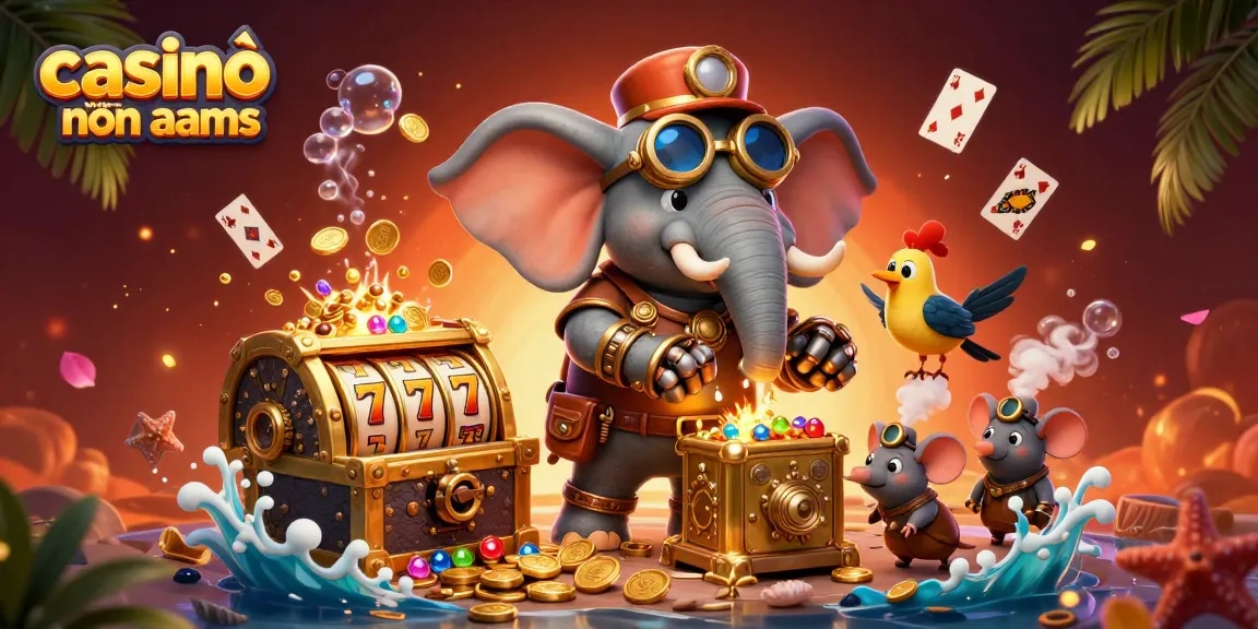 Gioca a giochi emozionanti nel casinò online non AAMS con personaggi inventivi e elementi slot vivaci.