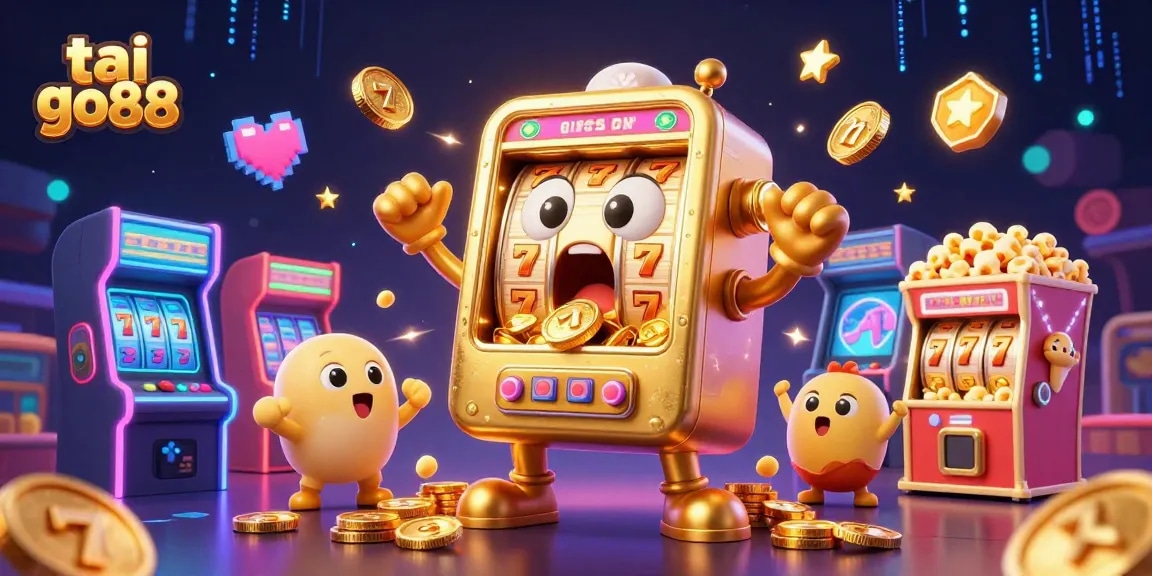Spin and win big with tai go88 in a lively 3D casino scene featuring fun characters.