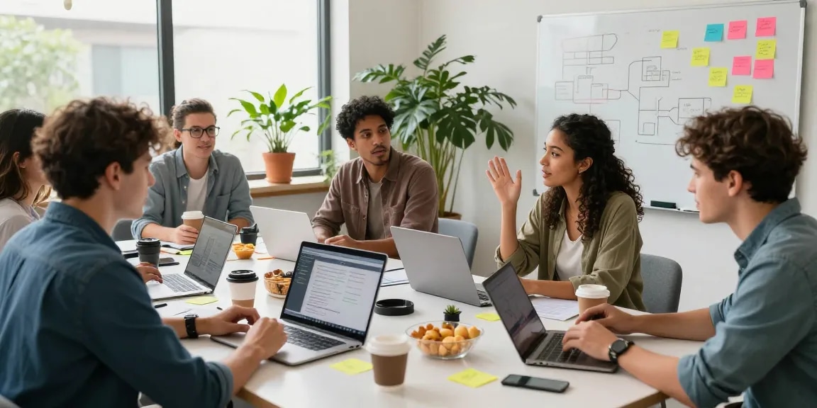 Young entrepreneurs collaborating at a startup workspace, inspired by insights from https://www.startsomethingpc.com.