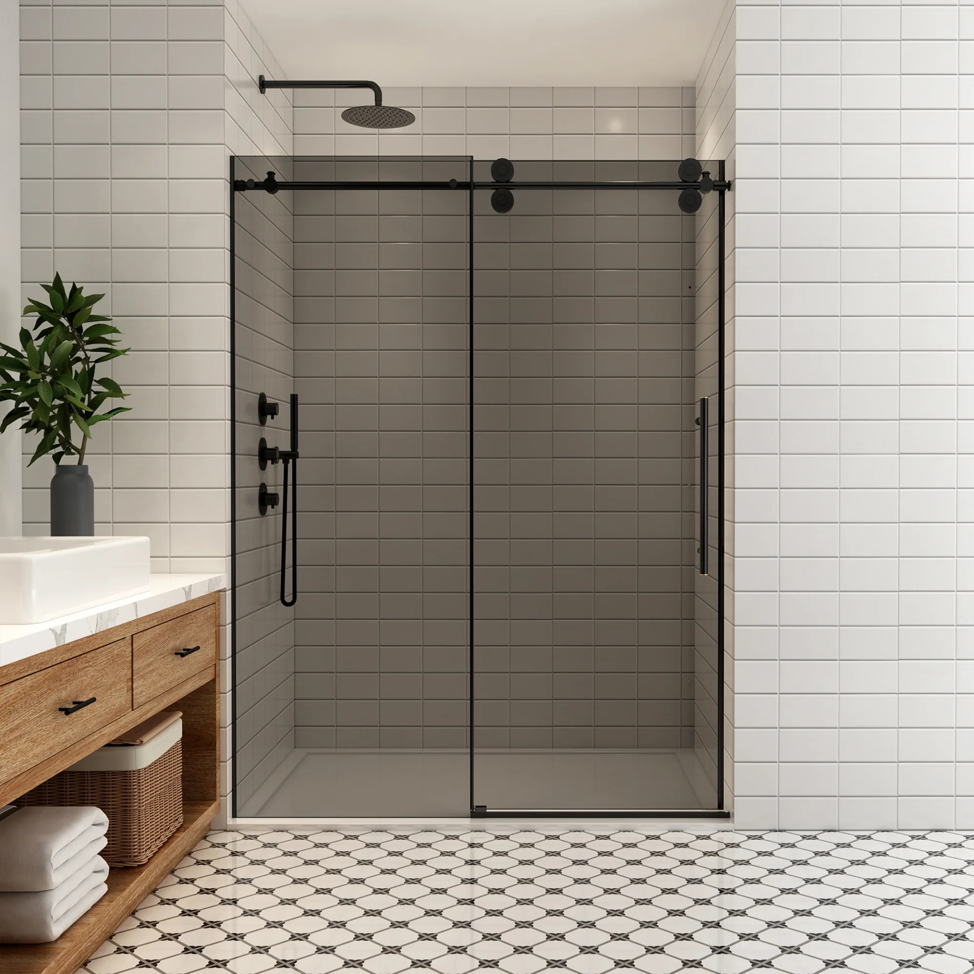 Shower Door Black Frame Trends for Contemporary Spaces