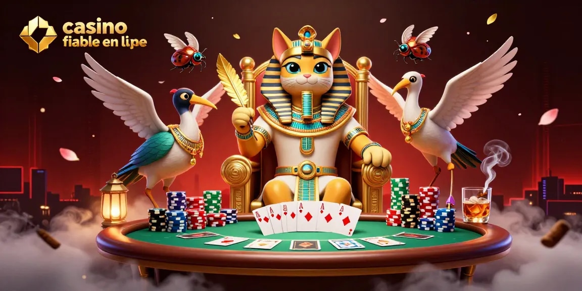 Vivez l'excitation au casino fiable en ligne avec une action de poker vibrante et un charme égyptien emblématique.