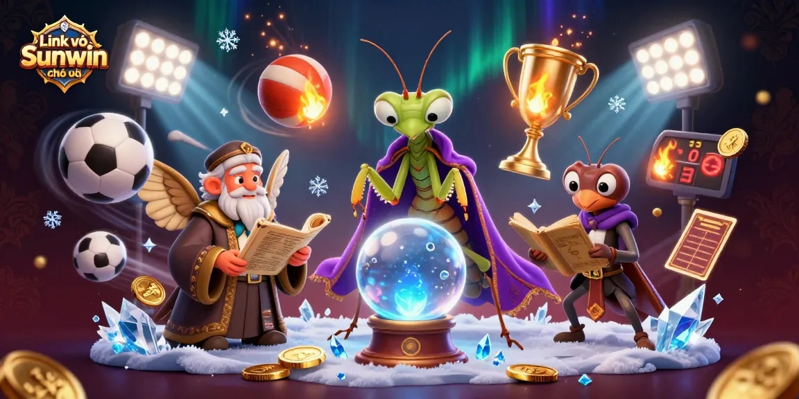 Link vào Sunwin chính thức showcases a vibrant 3D casino scene filled with animated characters and dynamic game elements.