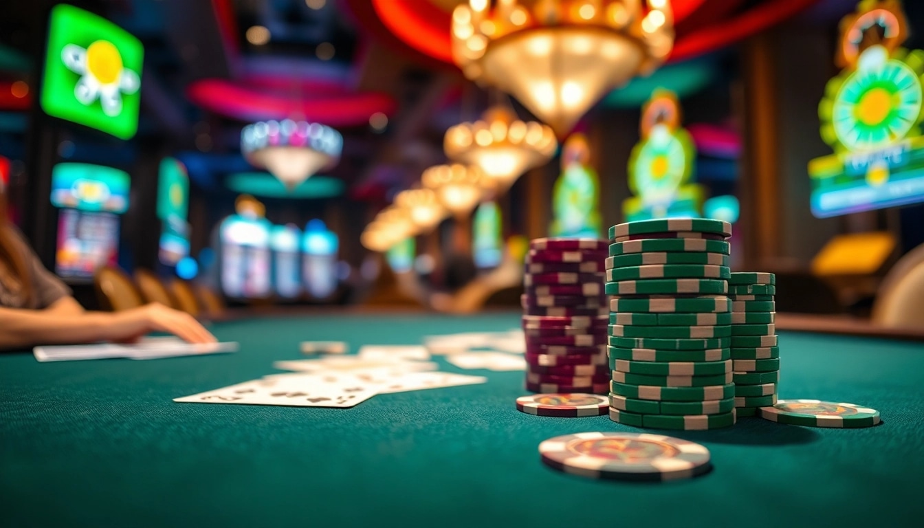 Menggugah semangat dengan ibet44 dalam permainan poker di kasino yang penuh warna.