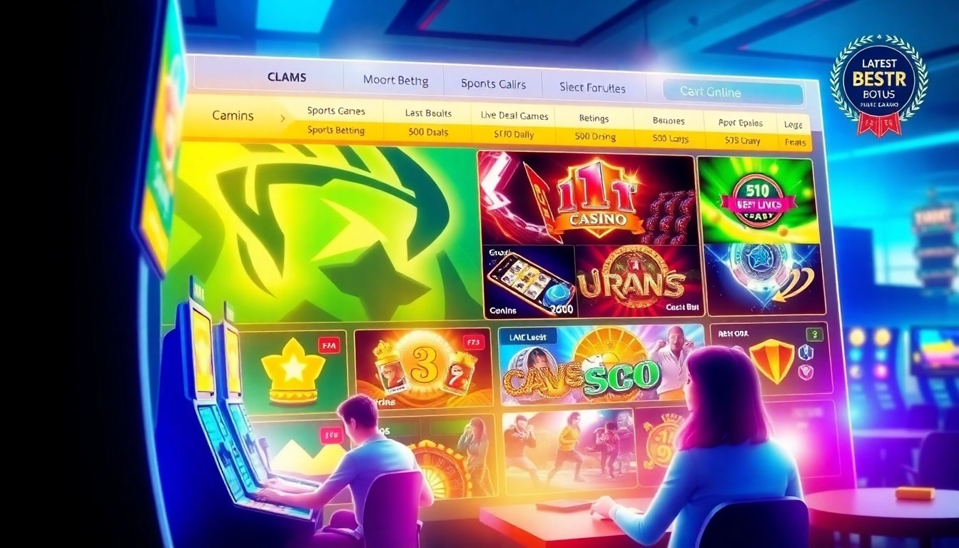 Engaging online casino interface showcasing popular games and promotions with the keyword ลิงก์ 78WIN.