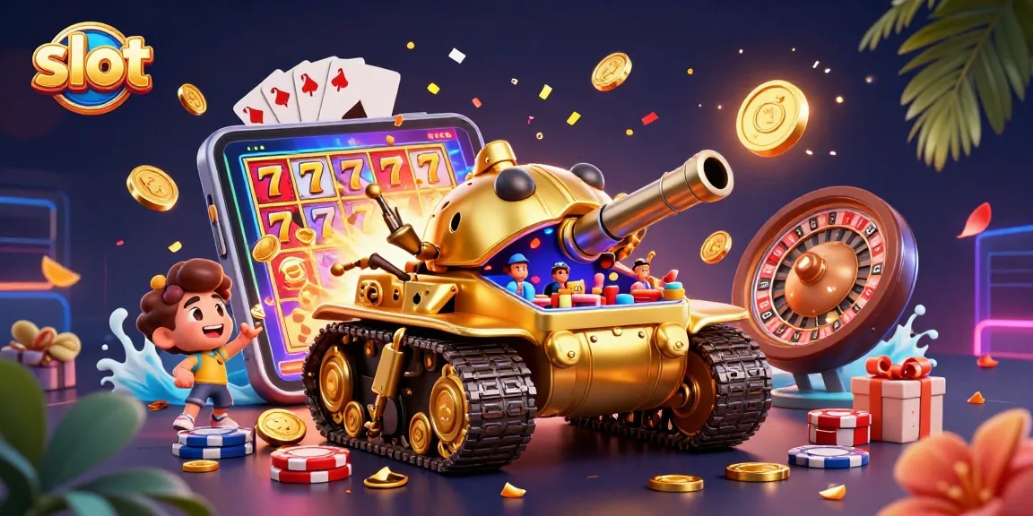 Spin to win with exciting slot gameplay amidst a vibrant casino scene full of action.