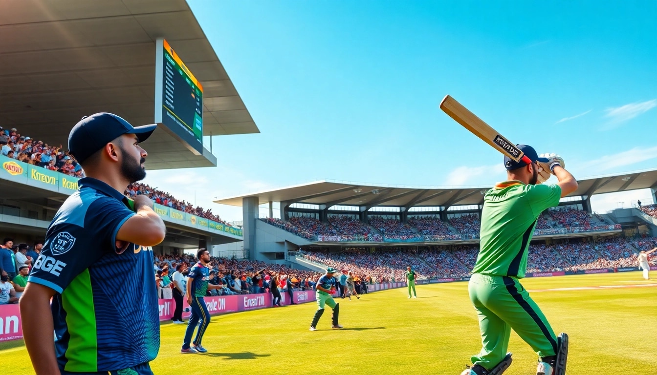 Captivating scene of today ipl match winning prediction with players actively participating in a vibrant atmosphere.