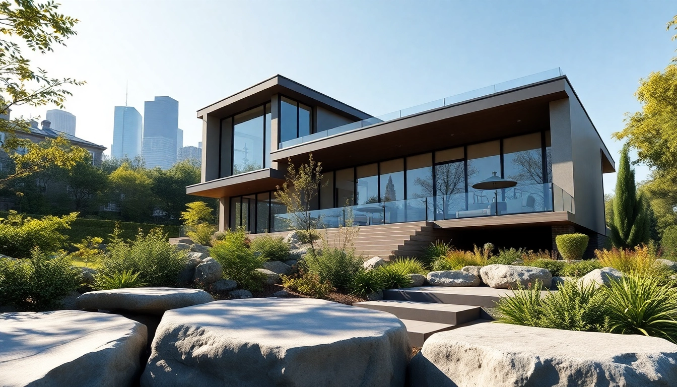 Luxury home architect Boston showcasing elegant design and modern aesthetics.