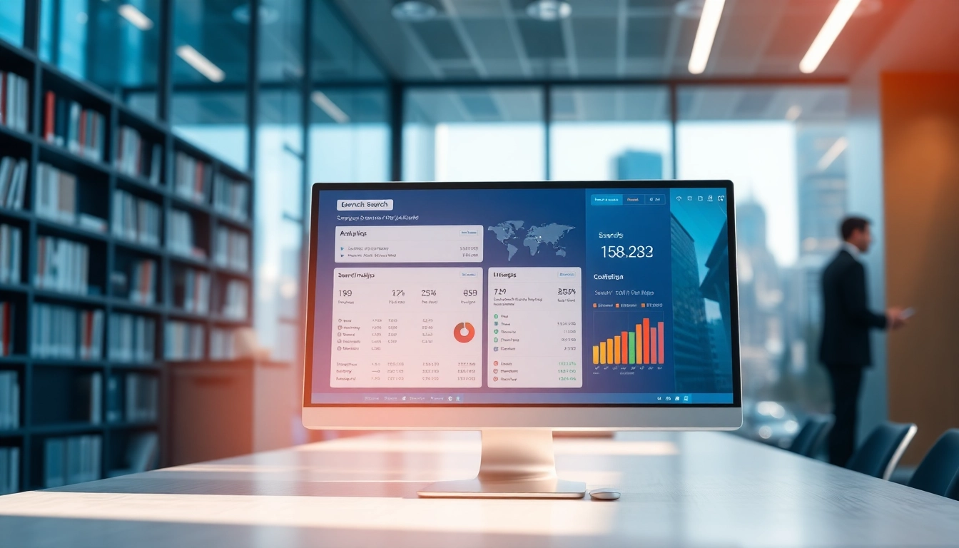 Engaging dashboard of enterprise search ai tools enhancing data accessibility.