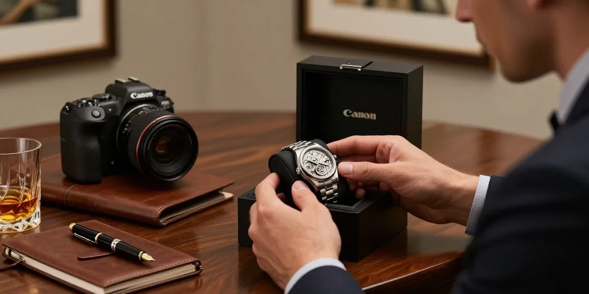 Examining a premium replica watch in an elegant setting highlights luxury craftsmanship and attention to detail.