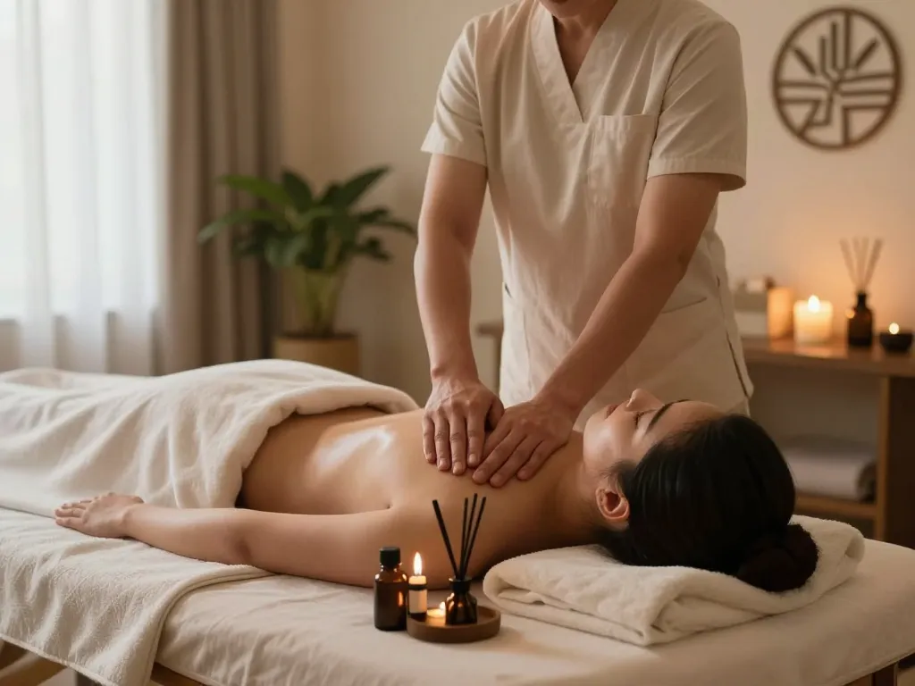 Experience relaxation with 마포스웨디시 massage in a serene spa.