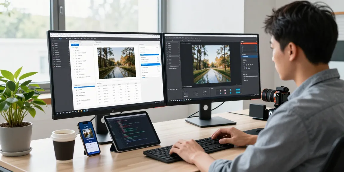 AI image detector analysis in a high-tech workspace showcasing image processing and analytics