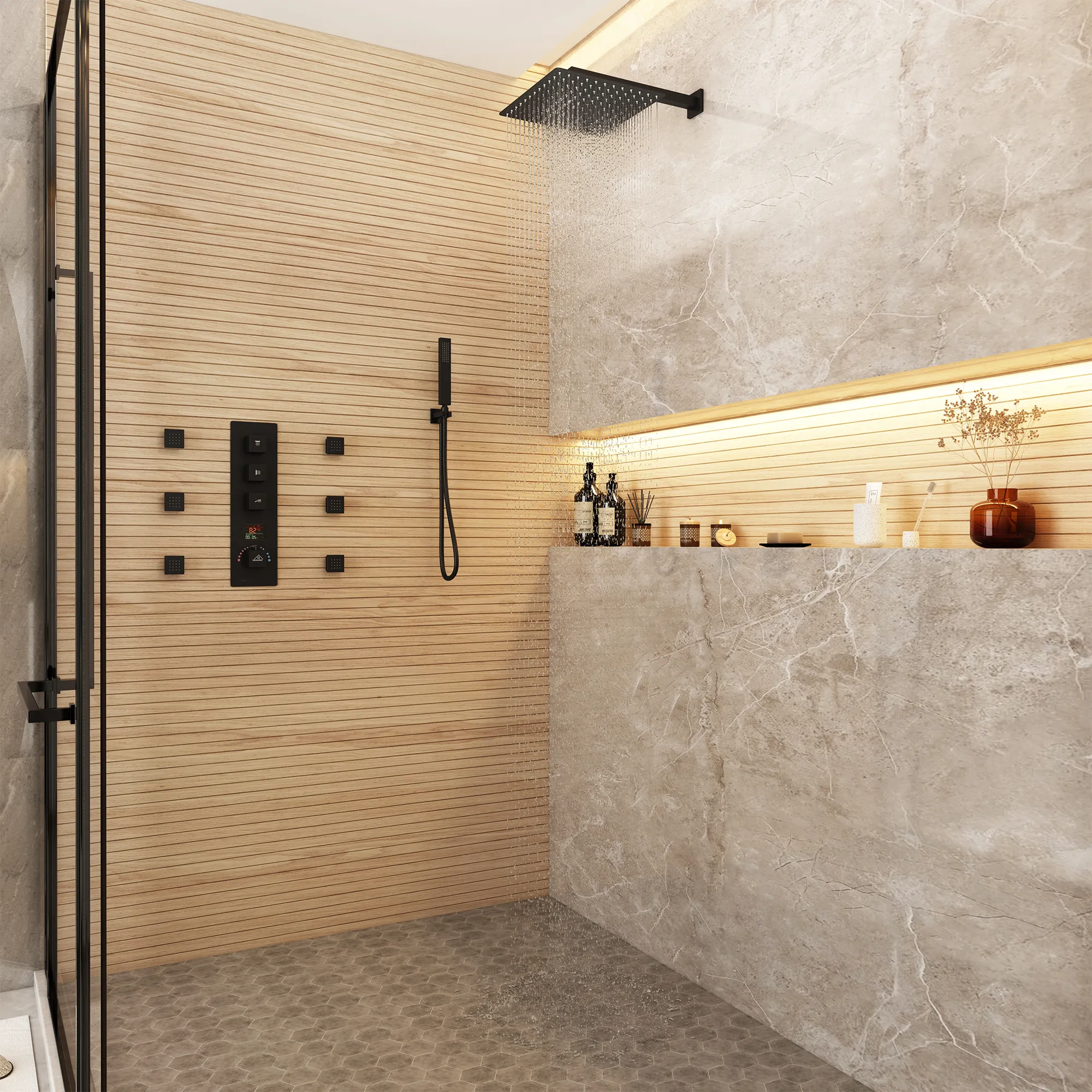 How a Black Shower Screen Enhances Any Shower Space