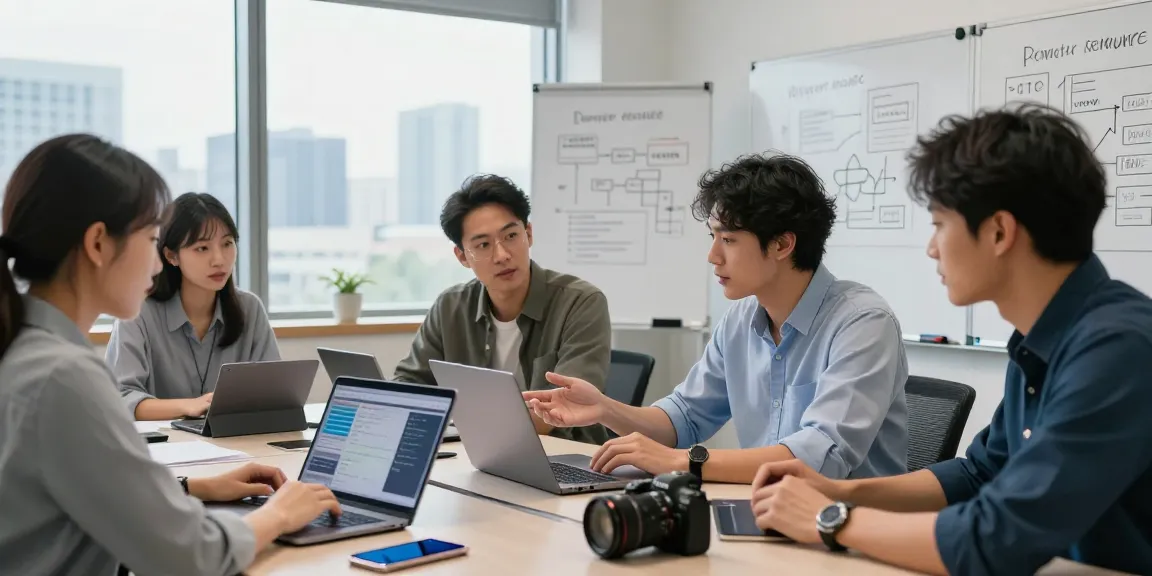 Remote IT support for small business team collaborating in a modern office.