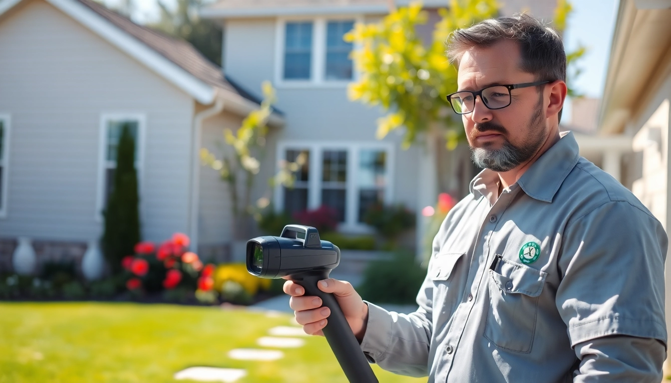 Affordable exterminator near me providing pest control solutions in a residential setting.