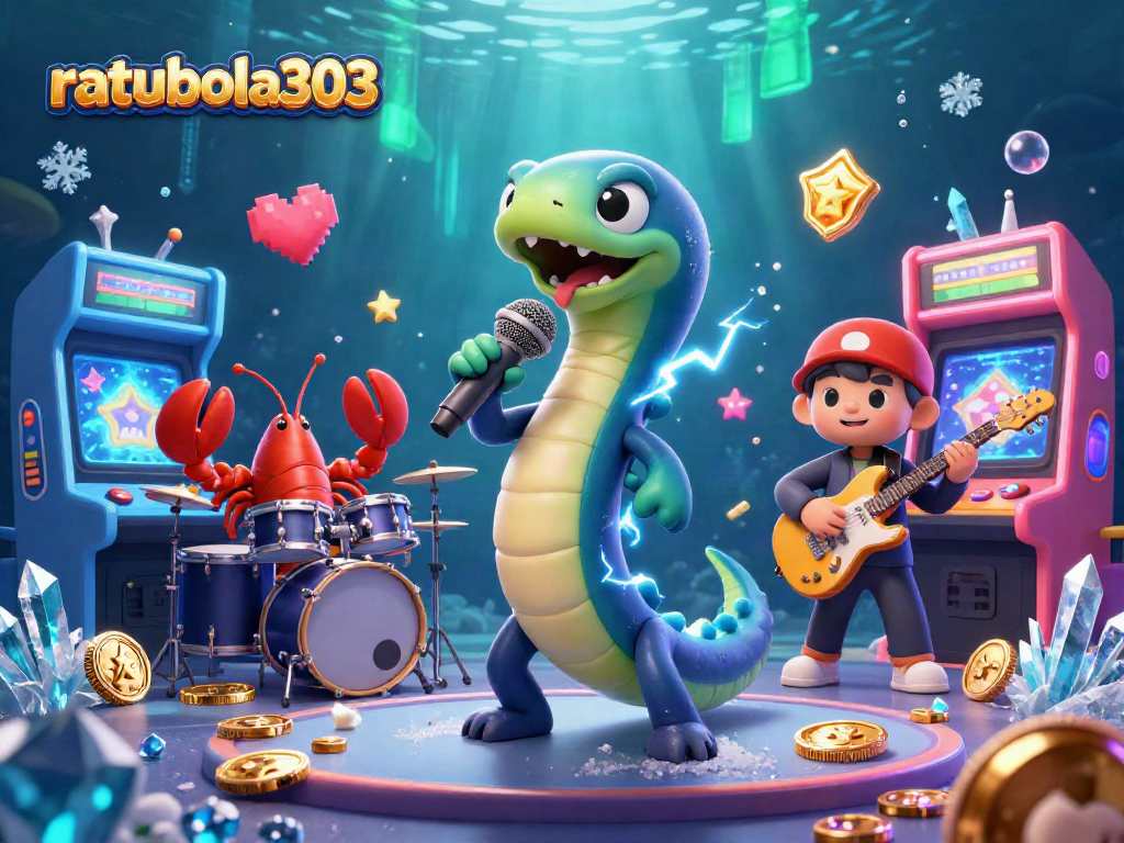 Gamer menang di ratubola303 saat bermain slot dengan uang tunai di kasino bawah laut.