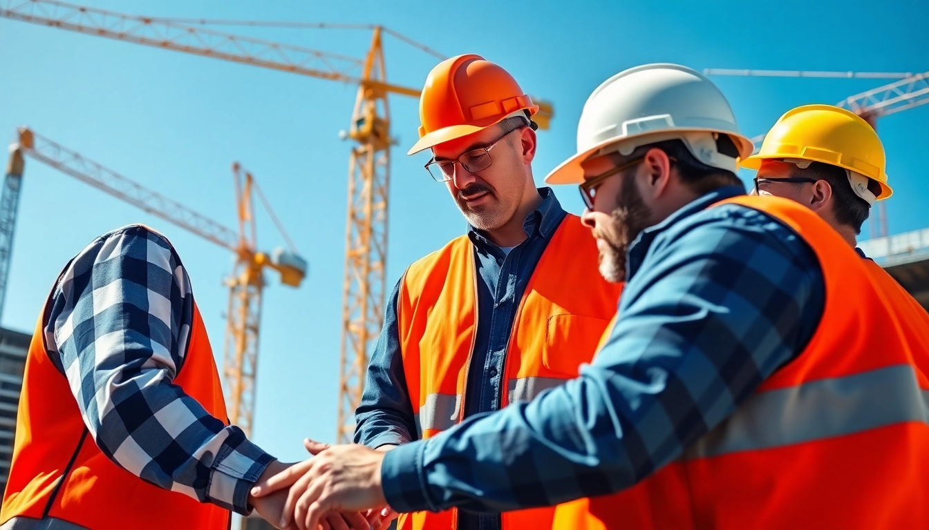 Construction safety training session with professionals actively participating in a dynamic learning environment.