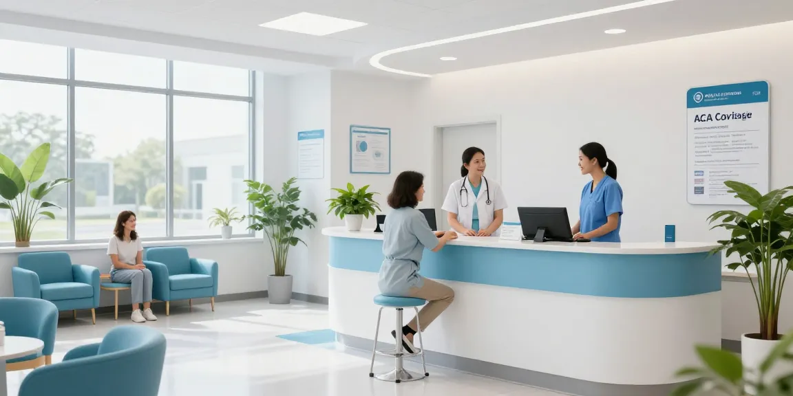 ACA coverage spouse work insurance discussion at a healthcare clinic