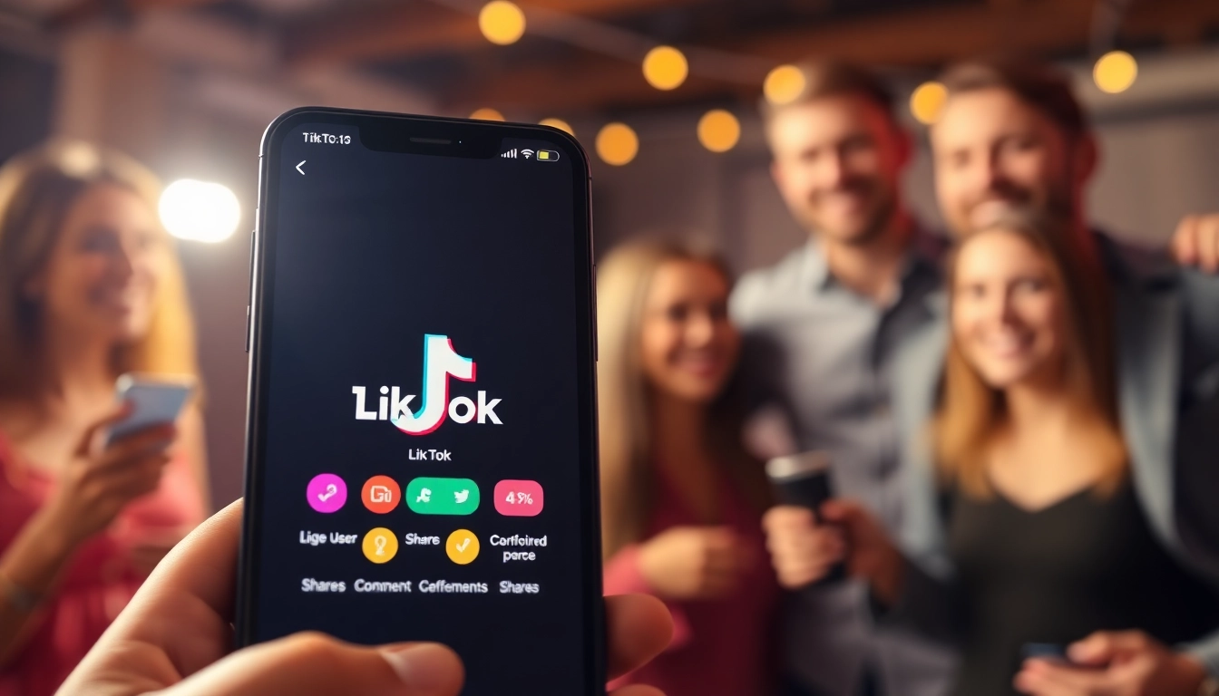 tiktok いいね 購入を促進する楽しいデジタルマーケティングのシーン