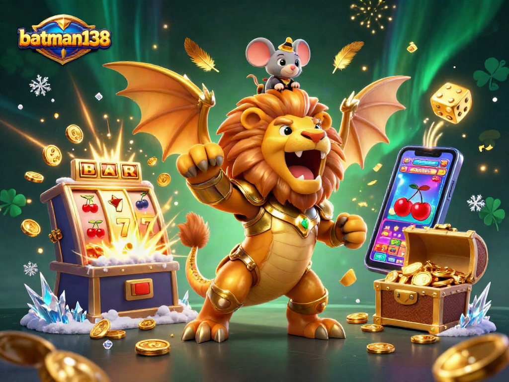 Batman138 menawarkan pengalaman slot yang mengasyikkan dengan jackpot dan simbol beruntung!