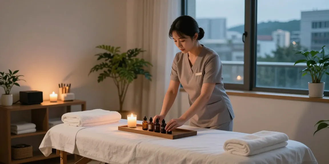 Experience 신촌출장마사지 in a tranquil home environment with professional therapies.