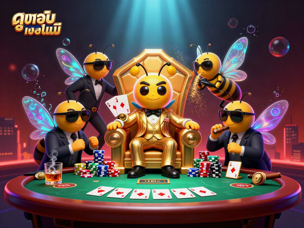 Experience breathtaking ดูบอลออนไลน์ in a vibrant 3D illustration adorned with engaging gambling elements.